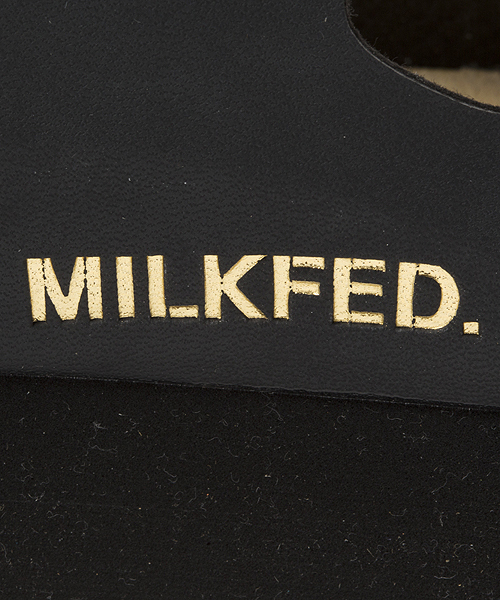 MILKFED.（ミルクフェド）の「【mini7月号掲載】PLATFORM SANDAL　（サンダル/プラットホーム）（サンダル・レディース・ブラック/ブラウン/ホワイト・SMALL/MEDIUM/LARGE）」の5枚目の写真