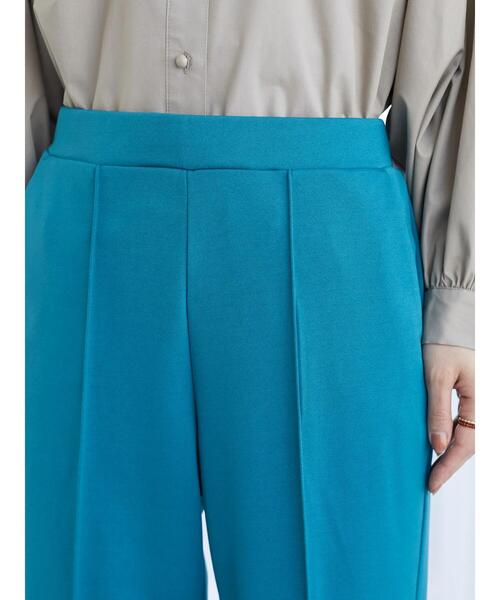 Green　Parks（グリーンパークス）の「らくらくスレンダーパンツ（スラックス・レディース・ブラック/オレンジ/ブルー/ホワイト系その他2・FREE）」の6枚目の写真