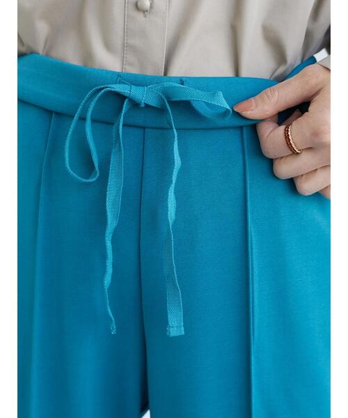 Green　Parks（グリーンパークス）の「らくらくスレンダーパンツ（スラックス・レディース・ブラック/オレンジ/ブルー/ホワイト系その他2・FREE）」の7枚目の写真