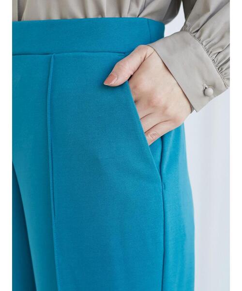 Green　Parks（グリーンパークス）の「らくらくスレンダーパンツ（スラックス・レディース・ブラック/オレンジ/ブルー/ホワイト系その他2・FREE）」の8枚目の写真