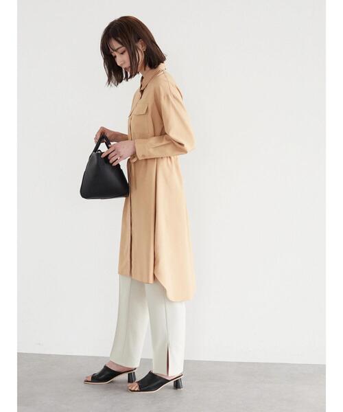 Green　Parks（グリーンパークス）の「らくらくスレンダーパンツ（スラックス・レディース・ブラック/オレンジ/ブルー/ホワイト系その他2・FREE）」の19枚目の写真