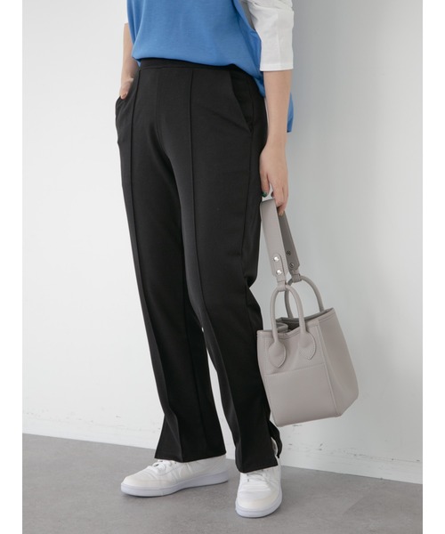 Green　Parks（グリーンパークス）の「らくらくスレンダーパンツ（スラックス・レディース・ブラック/オレンジ/ブルー/ホワイト系その他2・FREE）」の3枚目の写真