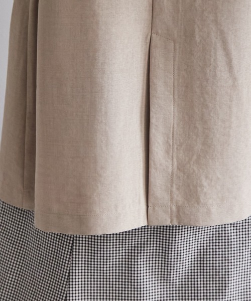 DISCOAT(ディスコート)の「【WEB限定】テックリネンノーカラージレ(ベスト・レディース・チャコールグレー/ライトグレー/ベージュ・FREE)」の20枚目の写真