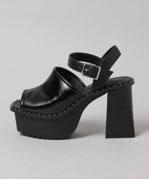 HARE（ハレ）の「シャークソールチャンキーサンダル(HARE)（サンダル・レディース・ブラック/ブラウン・MEDIUM/LARGE）」の12枚目の写真