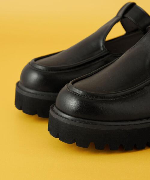 CITEN(シテン)の「<CITEN>トラックソール Tストラップ シューズ(その他シューズ・レディース・ブラック・S/M/L)」の7枚目の写真