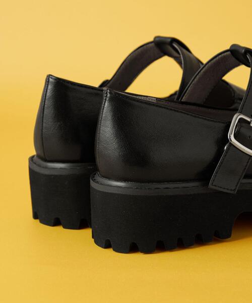 CITEN(シテン)の「<CITEN>トラックソール Tストラップ シューズ(その他シューズ・レディース・ブラック・S/M/L)」の8枚目の写真