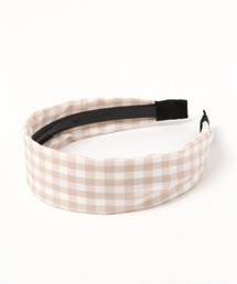 ALAND | 3.3Field Trip／ギンガムCHECKヘアバンド 2279039(カチューシャ)