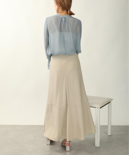 PICCIN(ピッチン)の「レトロプリントボウタイブラウス(シャツ/ブラウス・レディース・ベージュ/ネイビー/サックスブルー・M)」の12枚目の写真