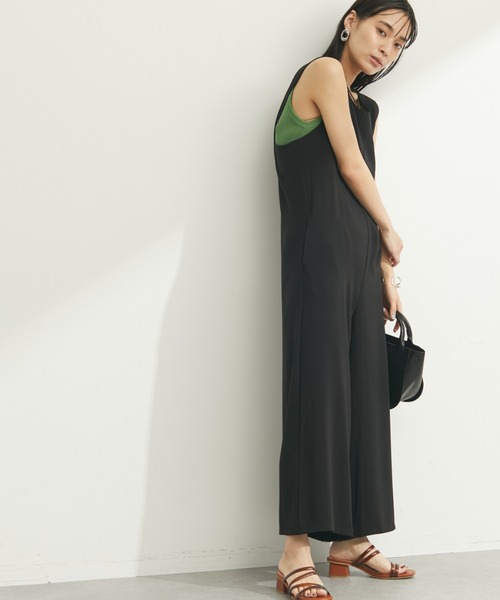 armonia（アルモニーア）の「armonia. バッククロスコンビネゾン（つなぎ/オールインワン・レディース・ブラック/モカ・FREE）」の2枚目の写真