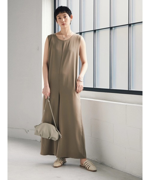 armonia（アルモニーア）の「armonia. バッククロスコンビネゾン（つなぎ/オールインワン・レディース・ブラック/モカ・FREE）」の18枚目の写真