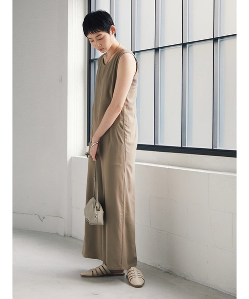 armonia（アルモニーア）の「armonia. バッククロスコンビネゾン（つなぎ/オールインワン・レディース・ブラック/モカ・FREE）」の15枚目の写真