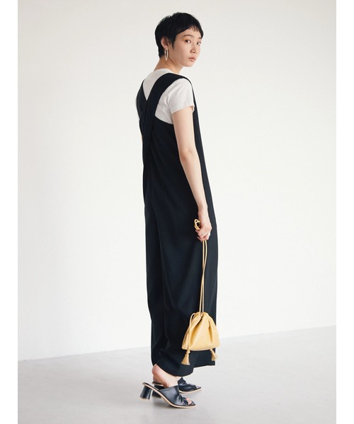 armonia（アルモニーア）の「armonia. バッククロスコンビネゾン（つなぎ/オールインワン・レディース・ブラック/モカ・FREE）」の12枚目の写真