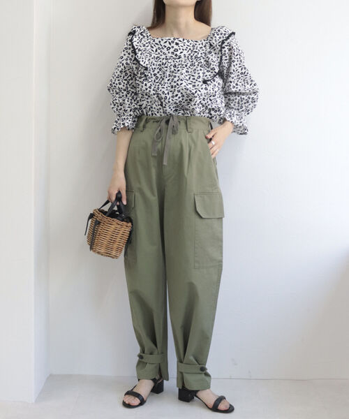 CACHELLIE（カシェリエ）の「【cachellie/カシェリエ】アラログ×レザー2WAYバスケット（ショルダーバッグ・レディース・ブラック/ベージュ・FREE）」の21枚目の写真