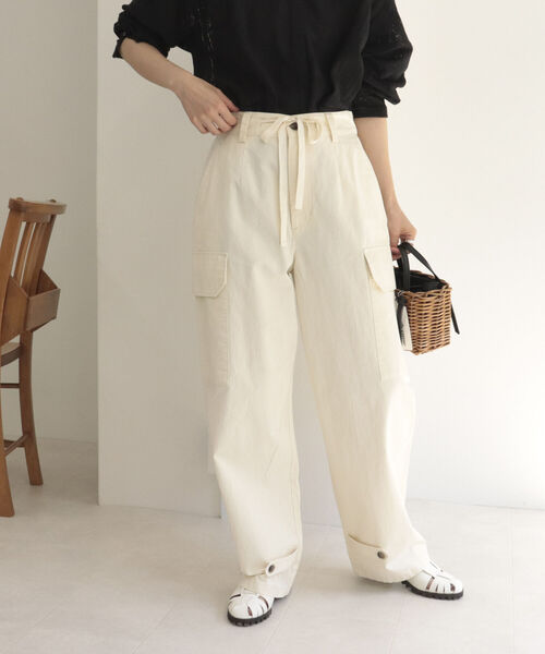 CACHELLIE（カシェリエ）の「【cachellie/カシェリエ】アラログ×レザー2WAYバスケット（ショルダーバッグ・レディース・ブラック/ベージュ・FREE）」の17枚目の写真