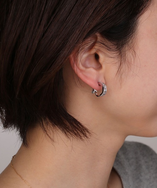 ストーンフープイヤリング（イヤリング）｜Manon's Selection（マノン