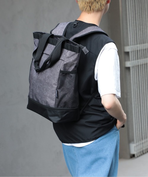 SETUP7(セットアップセブン)の「【FORECAST】3wayアクティブトートバッグorリュックサック 20L シュース収納付き 17inch以下のPCの収納可 9122(バックパック/リュック・メンズ・ブラック/グレー・FREE)」の17枚目の写真