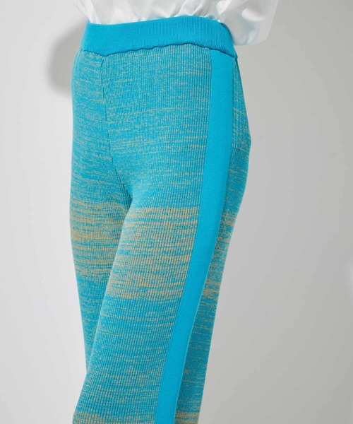 CITY TOKYO(シティトウキョウ)の「ウォッシャブルグラデーションニットパンツ(その他パンツ・レディース・ネイビー/ブルー/ラベンダー・1/2)」の17枚目の写真