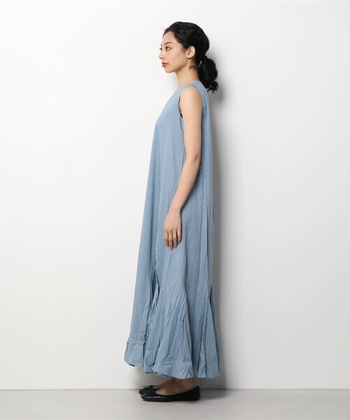 MARIHA 夏の月影のドレス ブルー 36ノースリーブ コットン MARIHA(マリハ)の「MARIHA(マリハ) 夏の月影のドレス