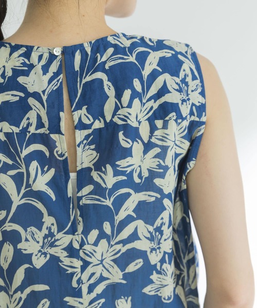 URBAN RESEARCH（アーバンリサーチ）の「ボタニカルプリントオールインワン（サロペット/オーバーオール・レディース・ブラック/ブルー・38/36）」の13枚目の写真