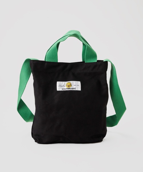 ADPOSION（アドポーション）の「【WILD WALLETS】キャンバス2WAYトートバッグ（トートバッグ・レディース・ホワイト/ブラック/ベージュ/ライトグリーン・FREE）」の3枚目の写真