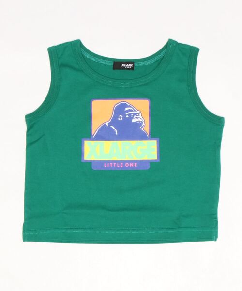 XLARGE KIDS（エクストララージキッズ）の「配色ボックスOGゴリラタンクトップ（タンクトップ・キッズ・グリーン/ブラック/オレンジ・100cm/90cm/120cm/110cm/80ｃｍ/140cm/130cm）」の10枚目の写真