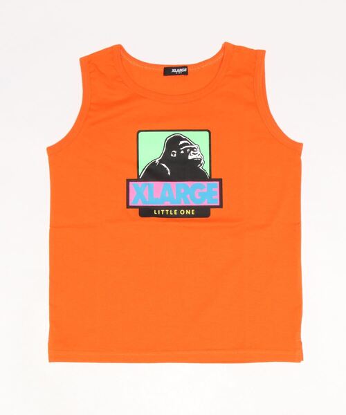 XLARGE KIDS（エクストララージキッズ）の「配色ボックスOGゴリラタンクトップ（タンクトップ・キッズ・グリーン/ブラック/オレンジ・100cm/90cm/120cm/110cm/80ｃｍ/140cm/130cm）」の11枚目の写真