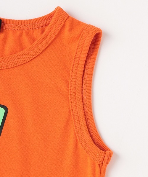 XLARGE KIDS（エクストララージキッズ）の「配色ボックスOGゴリラタンクトップ（タンクトップ・キッズ・グリーン/ブラック/オレンジ・100cm/90cm/120cm/110cm/80ｃｍ/140cm/130cm）」の15枚目の写真