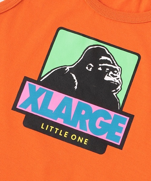 XLARGE KIDS（エクストララージキッズ）の「配色ボックスOGゴリラタンクトップ（タンクトップ・キッズ・グリーン/ブラック/オレンジ・100cm/90cm/120cm/110cm/80ｃｍ/140cm/130cm）」の17枚目の写真