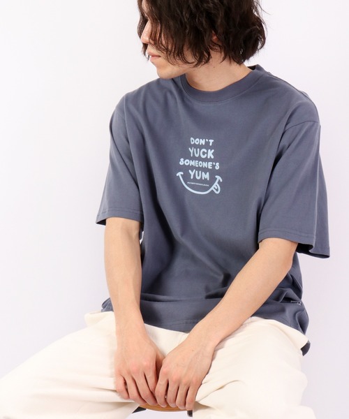 FUNALIVE(ファンアライブ)の「Sunsweet ロゴ半袖Tシャツ(Tシャツ/カットソー・メンズ・ネイビー/チャコール/ホワイト/ブラック/グレー系その他/ホワイト系その他・L/M)」の6枚目の写真