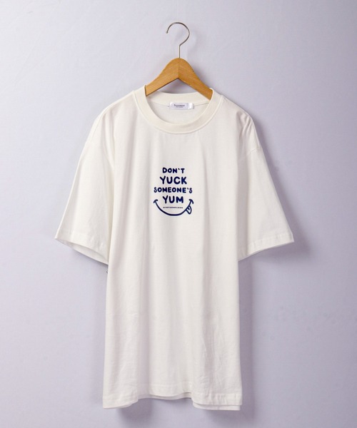 FUNALIVE(ファンアライブ)の「Sunsweet ロゴ半袖Tシャツ(Tシャツ/カットソー・メンズ・ネイビー/チャコール/ホワイト/ブラック/グレー系その他/ホワイト系その他・L/M)」の7枚目の写真