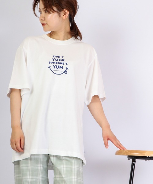 FUNALIVE(ファンアライブ)の「Sunsweet ロゴ半袖Tシャツ(Tシャツ/カットソー・メンズ・ネイビー/チャコール/ホワイト/ブラック/グレー系その他/ホワイト系その他・L/M)」の10枚目の写真