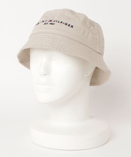 TOMMY HILFIGER(トミーヒルフィガー)の「TOMMY HILFIGER / トミーヒルフィガー AM TH ESTABLISHED BUCKET HAT バケットハット(ハット・メンズ・ホワイト/ベージュ/ブルー系その他/グリーン/ブルー/その他・MEDIUM/LARGE/FREE)」の10枚目の写真