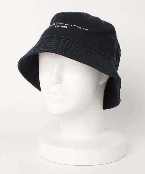 TOMMY HILFIGER(トミーヒルフィガー)の「TOMMY HILFIGER / トミーヒルフィガー AM TH ESTABLISHED BUCKET HAT バケットハット(ハット・メンズ・ホワイト/ベージュ/ブルー系その他/グリーン/ブルー/その他・MEDIUM/LARGE/FREE)」の11枚目の写真