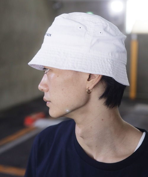 TOMMY HILFIGER(トミーヒルフィガー)の「TOMMY HILFIGER / トミーヒルフィガー AM TH ESTABLISHED BUCKET HAT バケットハット(ハット・メンズ・ホワイト/ベージュ/ブルー系その他/グリーン/ブルー/その他・MEDIUM/LARGE/FREE)」の13枚目の写真