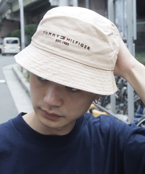 TOMMY HILFIGER(トミーヒルフィガー)の「TOMMY HILFIGER / トミーヒルフィガー AM TH ESTABLISHED BUCKET HAT バケットハット(ハット・メンズ・ホワイト/ベージュ/ブルー系その他/グリーン/ブルー/その他・MEDIUM/LARGE/FREE)」の16枚目の写真