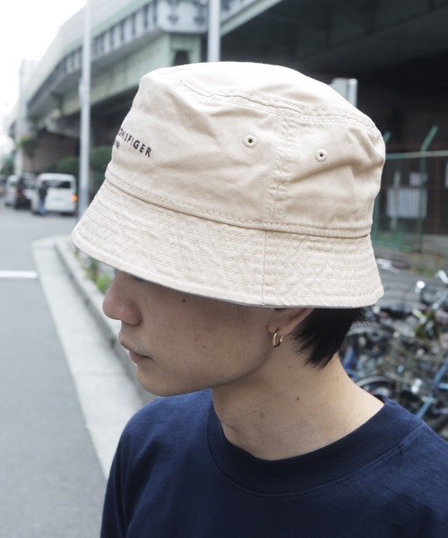 TOMMY HILFIGER(トミーヒルフィガー)の「TOMMY HILFIGER / トミーヒルフィガー AM TH ESTABLISHED BUCKET HAT バケットハット(ハット・メンズ・ホワイト/ベージュ/ブルー系その他/グリーン/ブルー/その他・MEDIUM/LARGE/FREE)」の17枚目の写真