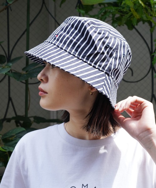 TOMMY HILFIGER(トミーヒルフィガー)の「TOMMY HILFIGER / トミーヒルフィガー AM TH ESTABLISHED BUCKET HAT バケットハット(ハット・メンズ・ホワイト/ベージュ/ブルー系その他/グリーン/ブルー/その他・MEDIUM/LARGE/FREE)」の19枚目の写真