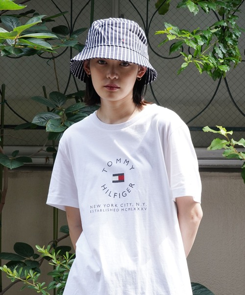 TOMMY HILFIGER(トミーヒルフィガー)の「TOMMY HILFIGER / トミーヒルフィガー AM TH ESTABLISHED BUCKET HAT バケットハット(ハット・メンズ・ホワイト/ベージュ/ブルー系その他/グリーン/ブルー/その他・MEDIUM/LARGE/FREE)」の21枚目の写真