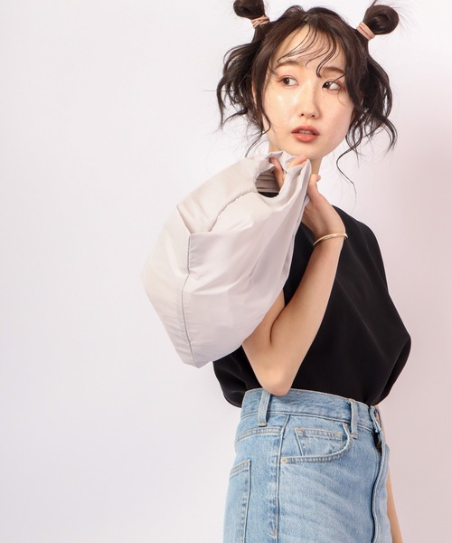 DAY OUT（デイアウト）の「DAY OUT Choi-MOCHI-Mini Eco Bag / チョイモチ-ミニエコバッグ（エコバッグ/サブバッグ・メンズ・ブラック/ブラウン/ホワイト/グレー・FREE）」の3枚目の写真