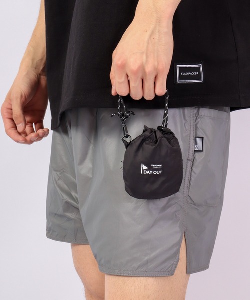 DAY OUT（デイアウト）の「DAY OUT Choi-MOCHI-Mini Eco Bag / チョイモチ-ミニエコバッグ（エコバッグ/サブバッグ・メンズ・ブラック/ブラウン/ホワイト/グレー・FREE）」の9枚目の写真