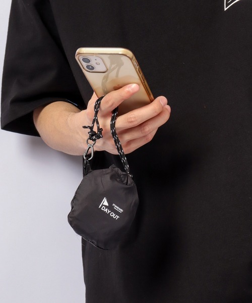 DAY OUT（デイアウト）の「DAY OUT Choi-MOCHI-Mini Eco Bag / チョイモチ-ミニエコバッグ（エコバッグ/サブバッグ・メンズ・ブラック/ブラウン/ホワイト/グレー・FREE）」の10枚目の写真