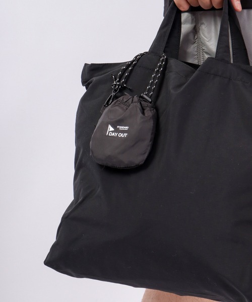 DAY OUT（デイアウト）の「DAY OUT Choi-MOCHI-Mini Eco Bag / チョイモチ-ミニエコバッグ（エコバッグ/サブバッグ・メンズ・ブラック/ブラウン/ホワイト/グレー・FREE）」の11枚目の写真