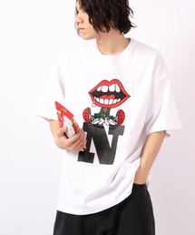 RE730 なみおくん ドロップショルダー ルーズ半袖Tシャツ
