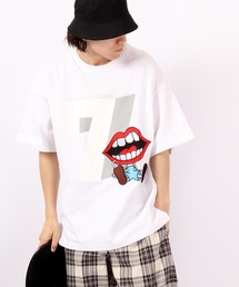 RE730 なみおくん ドロップショルダー ルーズ半袖Tシャツ