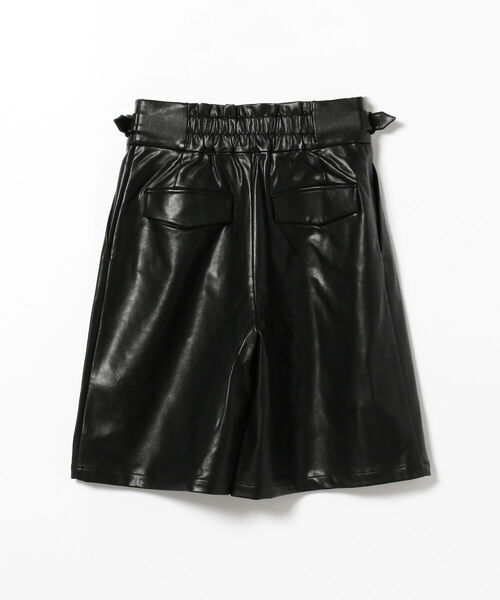 BeAMS DOT（ビームスドット）の「BeAMS DOT / フェイクレザー キュロット（その他パンツ・レディース・ブラック/ダークブラウン・FREE）」の11枚目の写真