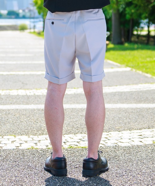 mimonal（ミモナル）の「カラータックショートパンツ（その他パンツ・メンズ・ブラック/ベージュ/グレー/アイボリー・M/L）」の8枚目の写真