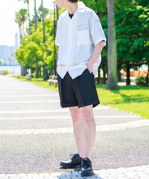 mimonal（ミモナル）の「カラータックショートパンツ（その他パンツ・メンズ・ブラック/ベージュ/グレー/アイボリー・M/L）」の15枚目の写真