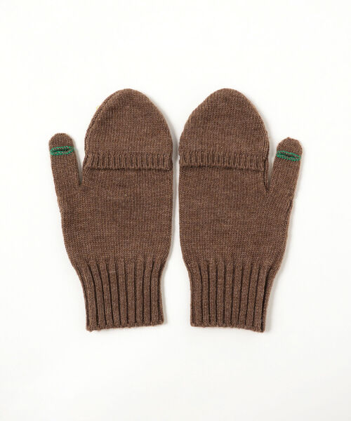 BEAMS BOY(ビームスボーイ)の「BEAMS BOY / アーガイル ミトン(手袋・レディース・ブラウン/ピンク・ONE SIZE)」の7枚目の写真