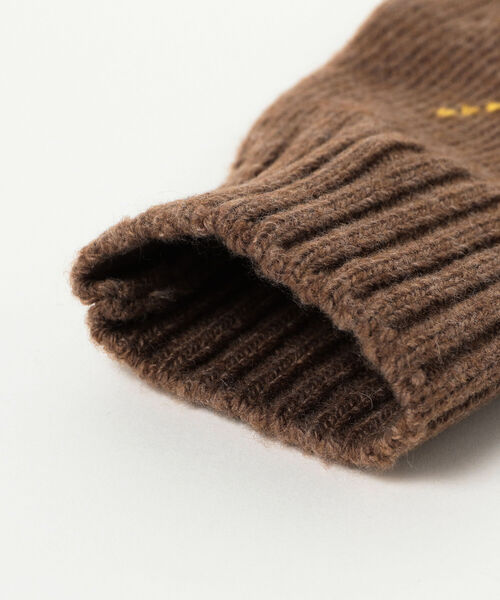 BEAMS BOY(ビームスボーイ)の「BEAMS BOY / アーガイル ミトン(手袋・レディース・ブラウン/ピンク・ONE SIZE)」の10枚目の写真