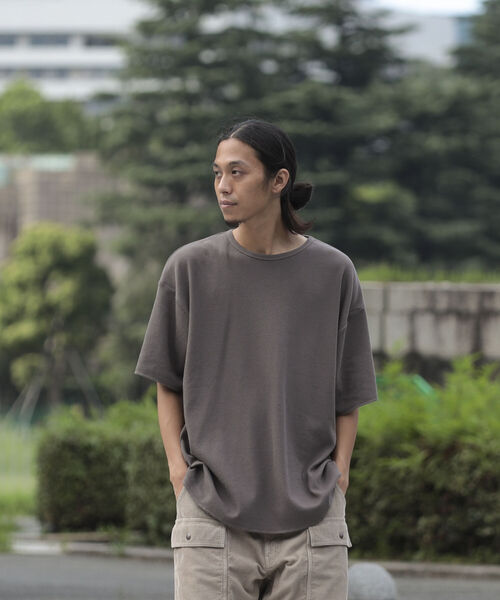 BEAMS(ビームス)の「BEAMS / ルーズ サーマル Tシャツ(Tシャツ/カットソー・メンズ・ベージュ/オフホワイト/ブラック系その他4・S/M/L/XL)」の3枚目の写真